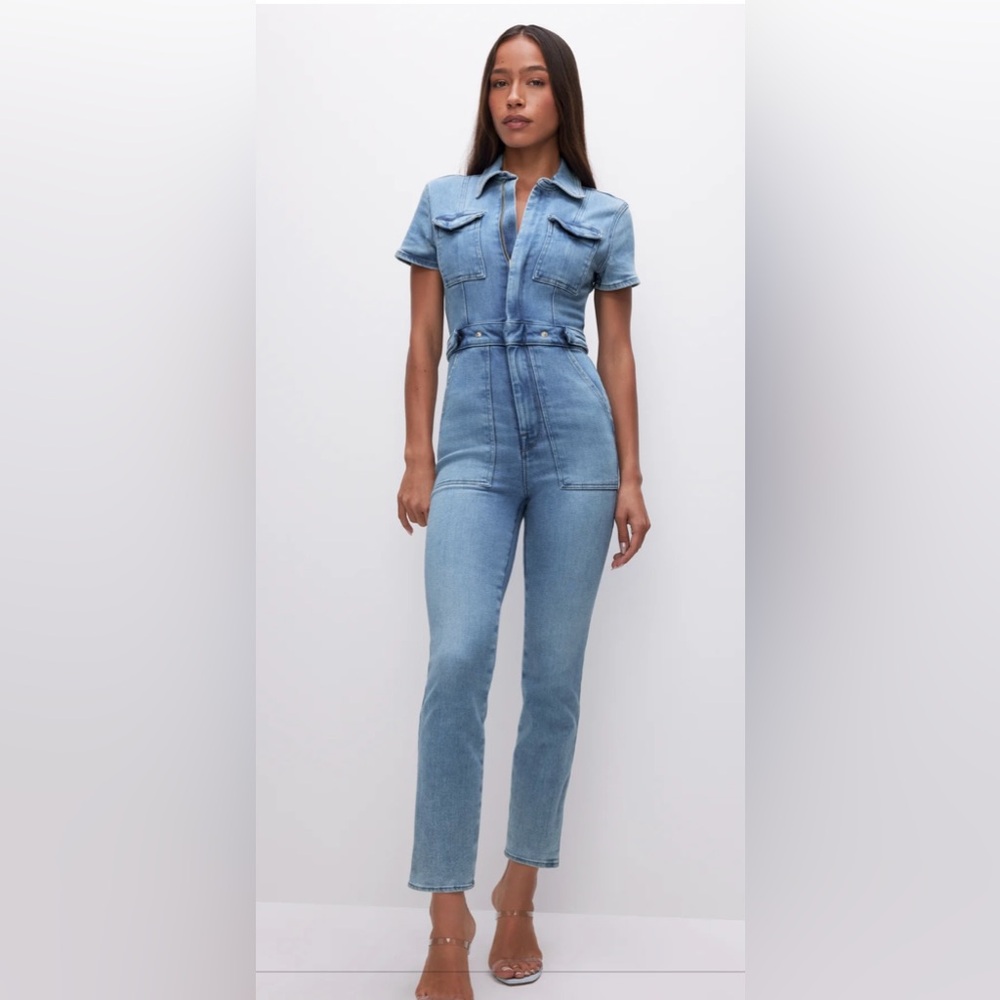 Good American Fit for Success Denim Jumpsuit